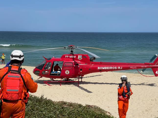 Morre no hospital, jovem resgatado de afogamento em Maricá