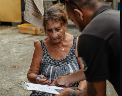 Com 45 agentes, recadastramento da Mumbuca avança por Flamengo, Araçatiba e Marquês