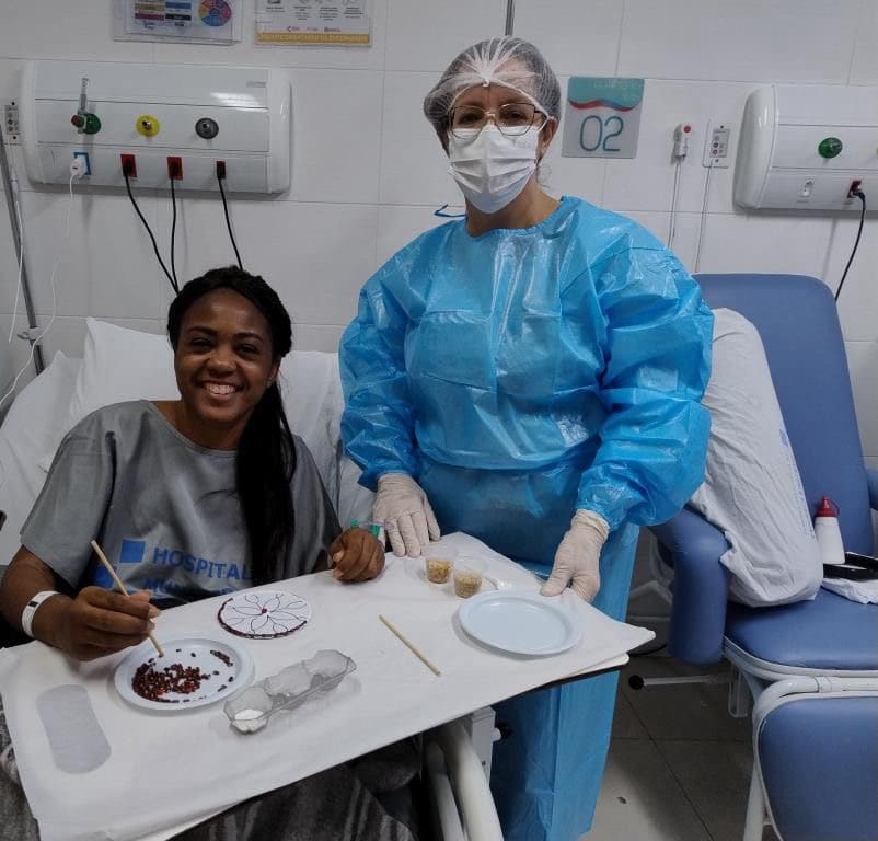 Hospital Dr. Ernesto Che Guevara promove oficina terapêutica para pacientes internados