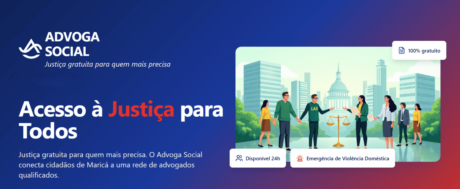 Prefeitura de Maricá abre inscrições para advogados interessados em atuar no Advoga Social