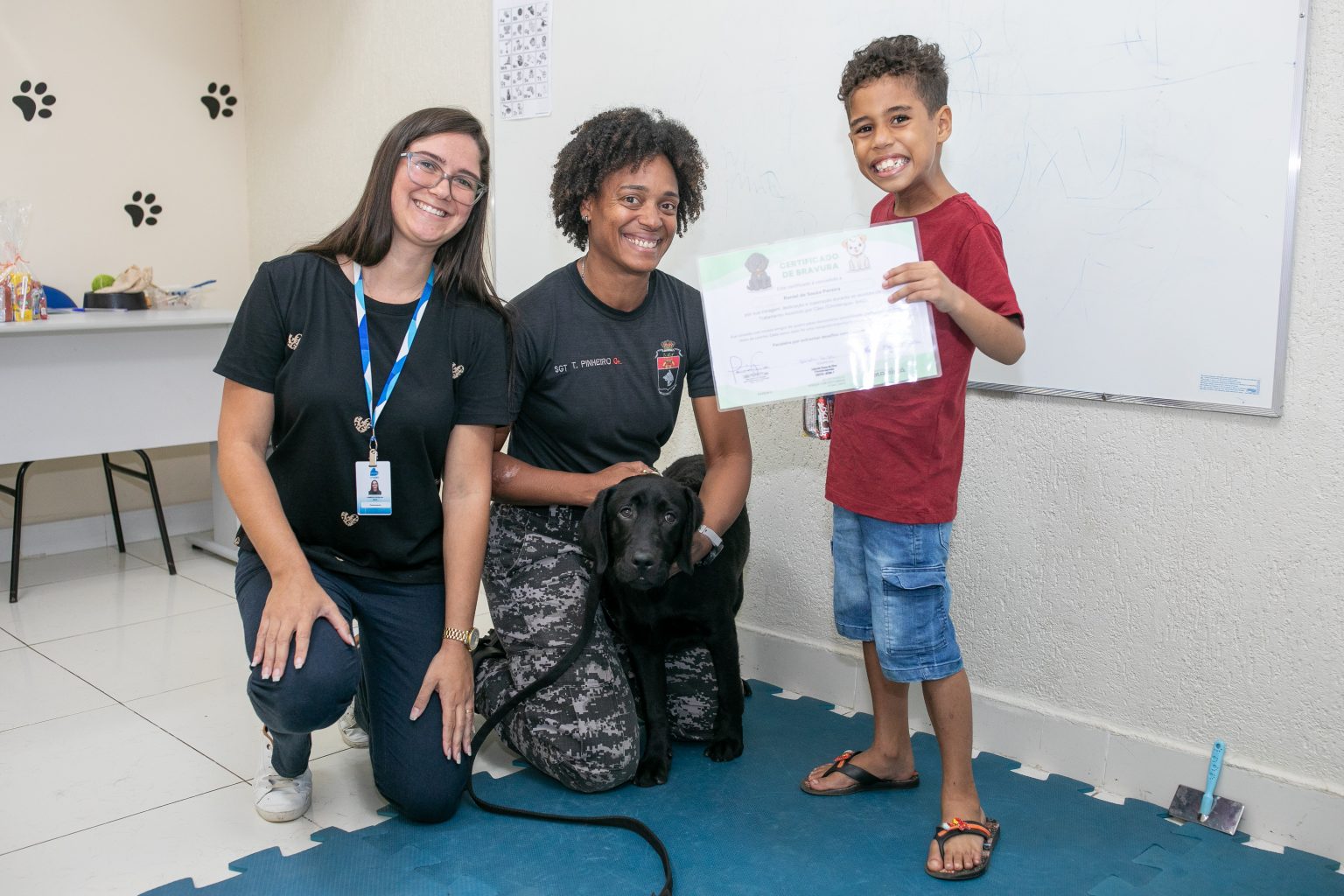 Prefeitura de Maricá conclui primeira turma de terapia assistida por cães