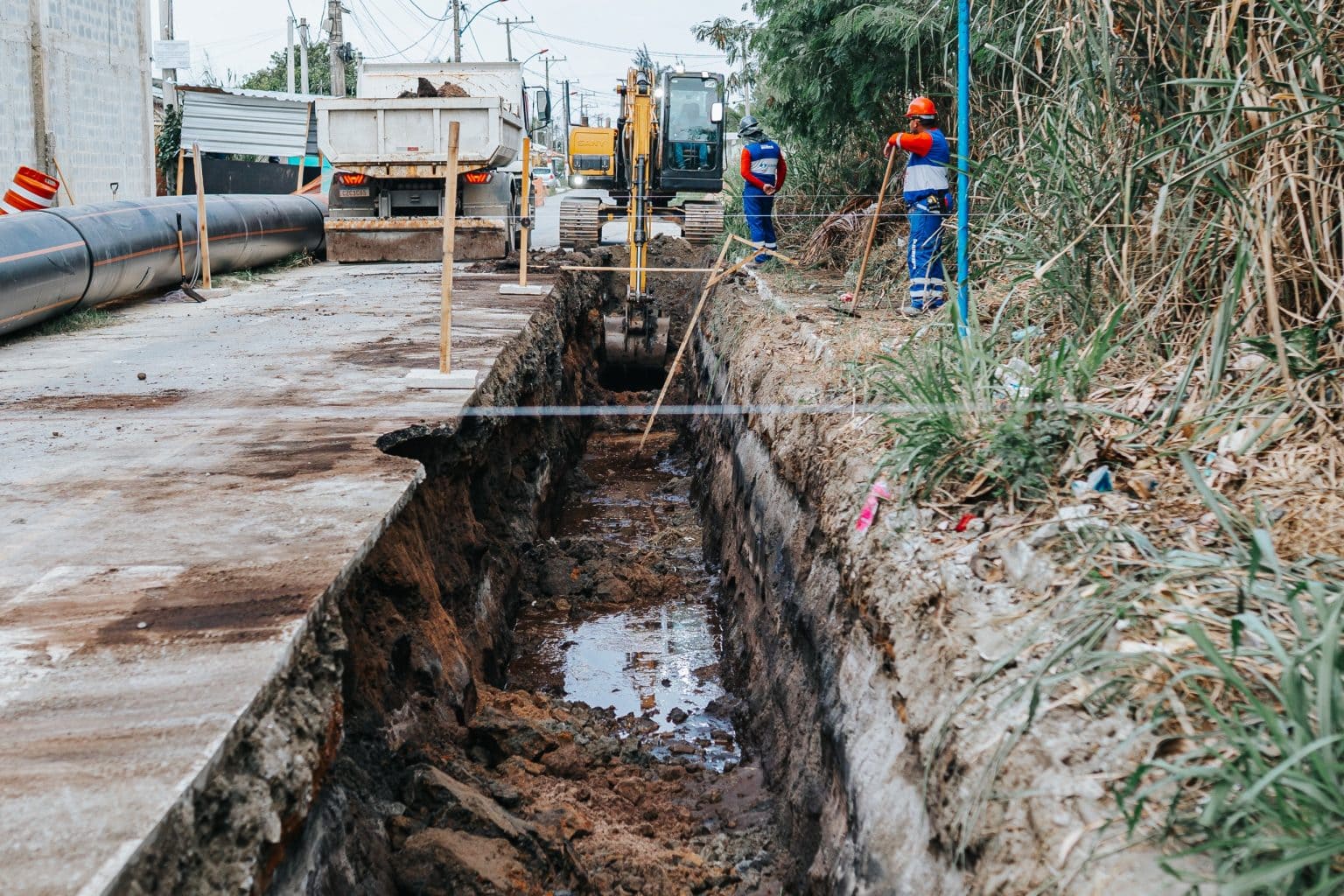 Maricá inicia obras de esgotamento sanitário em Santa Paula para beneficiar mais de 14 mil moradores